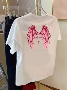 Women T-Shirts - [White] - View 4