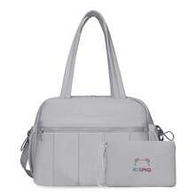 Large Capacity Simple Slanted Mother Bag, Equipped With A Small Handbag, Lightweight Mother Bag Set, Suitable For Outdoor Use - Multicolor - View 11