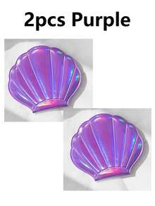 1-2pcs Cute Shell Portable Makeup Mirror, Portable Shell-Shaped Handheld Mini Makeup Mirror, Laser Glitter Mini Pocket Beauty Mirror, Lightweight Travel Mirror For Women And Girls, Mermaid Style Makeup Accessory, Suitable For Daily Touch-Ups, Outdoor Camping, Holiday Gift, Multiple Bright Colors Available For Daily Use - View 14