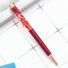 奢華幾何雕刻金屬原子筆 | 高端商務禮品筆，適合商務專業人士、同事和朋友 | 優雅辦公書寫筆 - 3010O - 查看 9
