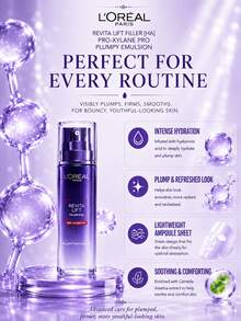 L’Oreal Paris L'Oreal 玻尿酸乳液 旅行裝 50ml，正裝 110ml，減少細紋、深層保濕、賦活肌膚、快速吸收、清爽不油膩、輕盈質地，適合日常護膚 - 玻尿酸水光充盈玻色因乳液 - 查看 10