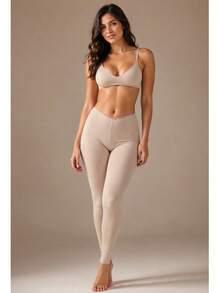 Winter Second Skin Slip Pants, Anti-Chafing And Anti-Transparency, To Wear Under Dresses - Beige - View 4