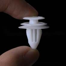 20PCS Universal Door Panel Clips, White Original Design, Strong Resilience And Wear-Resistant, Used For Car Door Interior Panel Installation, Common Auto Repair Parts - 20 PCS White Repair Clips - View 10
