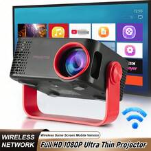 M60 Mini Projector 1080P Supports USB/Type-C Interface, Portable Home Theater Projector With 2.4G WiFi, Projection Size 20-100 Inches - Black and Red USB Interface - View 3
