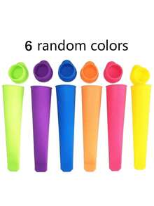 1/2/3/4/6pcs Reusable Silicone Popsicle Molds With Lids, Popsicle Maker For Making Popsicles, Yogurt Bars, Jelly, Kitchen Tools And Accessories - Multicolor - View 9