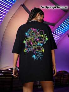 Women T-Shirts - Black - View 2