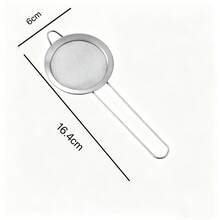 1pc/3pcs Stainless Steel Strainer, Non-Slip Easy To Clean Metal Stove Cookware Rack, Durable Oil Skimmer Spoon, Suitable For Soup Ladle, Spatula And Dumplings, Rust-Proof Kitchen Storage Rack (Space-Saving) - Silver - View 12