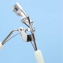 Miniso Fresh Eye Beauty Eyelash Curler With Soft Silicone Pad, Wide Curved Lash Curling Tool For Natural Long Lasting Eyelash Curl, Comfort Non-Scratch Handle Makeup Accessory - White - View 7