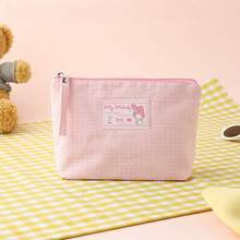 1PC, Licensed Sanrio Hello Kitty Large Capacity Handheld Makeup Bag, Minimalist Portable Waterproof Travel Storage Pouch, Multi-Functional Toiletry Organizer, Gift For Girls - View 12