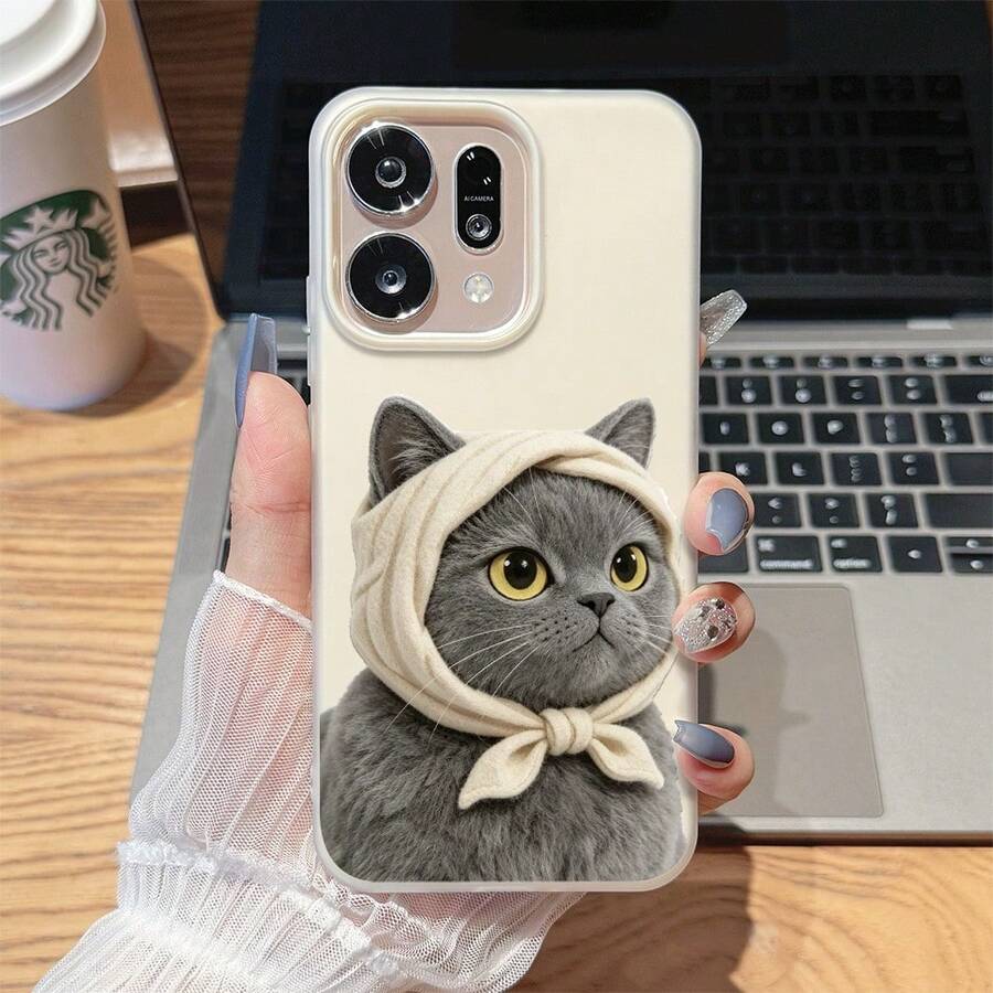 1 Piece 2-In-1 TPU+PC Case With Exclusive Design And High Appearance, Soft Edge And Hard Back, Compatible With OPPO, Versatile In Multiple Colors With Drop And Anti-Slip Protection MXOPGDK045 - GDK-wH-mXOPGDK045 - View 1