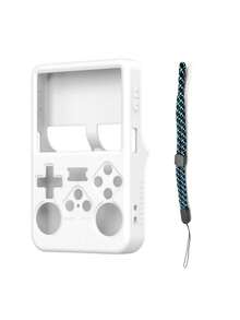 1 chiếc bao silicon mềm bảo vệ cho máy chơi game cầm tay retro R36S, chống sốc chống trầy chống rơi chống trượt, cắt chính xác cho tất cả các nút, thân thiện với da chống vân tay dễ vệ sinh, đi kèm dây đeo, nhiều màu sắc - Xem 11