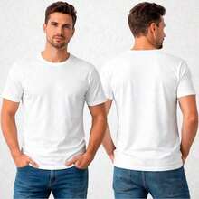 Men's Casual T-Shirt Brazil 100% Cotton T-Shirt World Cup 2026 Road To The Hexa - 黃色 - 查看 4