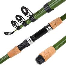 KecchKrezing 1.8m/5.9ft Lightweight Telescopic Fishing Rod, Green Portable Fishing Pole With Ceramic Guides, Suitable For Casual Anglers - Green - View 7