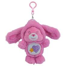 CARE BEARS CARE BEARS 可愛心形熊 17cm 長耳兔子帽子 絨毛吊飾 柔軟填充娃娃 背包吊飾 鑰匙圈 包包飾品 生日禮物 - 彩色 - 查看 15