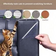 1 Roll Anti Cat Scratch Furniture Protector Tape Self-Adhesive PVC Transparent Tape Couch Guard Pads Stickers For Couch Sofa,Pet Supplies Cat Scratch ,Cat Accessories - 20*300cm - View 11