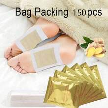 100pcs Natural Mugwort Foot Patches Deep Cleansing Foot Care - Two-piece set - View 9