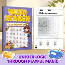 Word Search Puzzle Activity Book, Improve Focus And Language Skills By Finding And Circling Words, Perfect For Home, Work Breaks Or Travel - Word Search Workbook - View 5