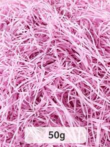 1 Pack Colorful Shredded Crinkle Raffia Paper Filler 20g/50g, DIY Gift Box Wrapping Decor, Party Filler For Wedding, Valentine's Day, Easter & Birthday - View 18