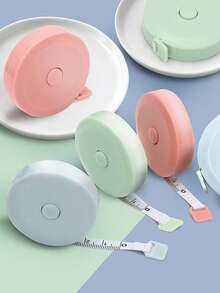 Cinta métrica mini con diseño de flor linda y regla recta transparente, cinta de medición de cintura, cinta métrica suave para el hogar, regla de medición creativa para costura y manualidades, regalo para entusiastas de las manualidades - C - Ver 6