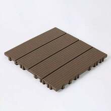 Ubin Deck Saling Kunci DIY untuk Lantai Teras Luar Ruangan dan Balkon Plastik - A - View 6