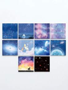 Vintage Scrapbook Paper Pads - 60 Sheets Mixed Collage Paper - Double-Sided Printed Cardstock Decorative Vintage Origami Journal Collection Patterns - Suitable For Handmade Packaging - Photo Albums - Educational Games - Girls Games - Multicolor - View 13