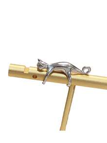 1PC Women's Personalized Cat Decor Ear Cuff Climber Crawler Clip Earring Jewelry Gifts - Silver - View 5