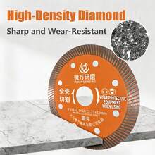105mm Ceramic Tile Cutting Blade, Ultra-Thin Dry Cutting Saw Blade For Ceramic, Sintered Stone And Glazed Tile - 1 PCS - View 1