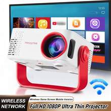 Proyector Mini M60 1080P Compatible con Interfaz USB/Type-C, Proyector de Cine en Casa Portátil con WiFi 2.4G, Tamaño de Proyección 20-100 Pulgadas - Interfaz USB roja y blanca - Ver 9