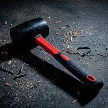 Ergonomic Shock-Absorbing Rubber Mallet, Non-Scratch Soft Head Hammer, Ideal For Furniture Assembly, Tile Installation And Woodworking Projects - Variant1 - View 5