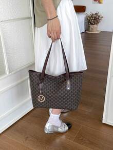 2026 New Style, Fashionable, Versatile, Niche Design, Classic And Simple Shoulder Commuter Bag, Hand-Held, Shoulder Bag - Coffee - View 6
