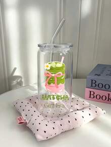 Gelas Matcha Bermulut Lebar Bergaya dengan Kapasitas Besar - Gelas Minum Transparan Tahan Panas, Cocok untuk Kopi Dingin dan Matcha Latte - Sempurna untuk Penggunaan Sehari-hari atau Sebagai Hadiah - MultiWarna - View 8
