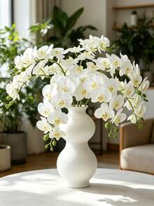 1/3pcs Artificial Large Phalaenopsis Orchid Branches, Home Art Decoration, Wedding Decor, Holiday Party Supplies, Home Decor, Room Decor, Random Shipping - White - View 7