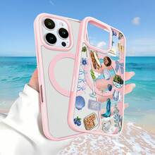Funda para móvil con diseño de gafas de sol de panda, compatible con iPhone de Apple y fundas . Fabricada en TPU, protege eficazmente tu teléfono de golpes y caídas. - Rosa - Ver 4