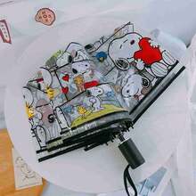 1pc 2026 New Snoopy Umbrella, Compact And Exquisite Design, Easy To Hold. Transparent Snoopy Print Umbrella Is A Must-Have For Rainy Days. Perfect Gift For Friends And Family, A Surprising Choice (Random Style) - Multicolor - View 4