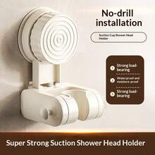 1/3pcs No-Drill Shower Head Holder, Adjustable Shower Head Bracket, Bathroom Shower Head Wall Mount Holder - Multicolor - View 7
