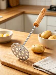 1 Piece Potato Ricer With A Labor-Saving Lever Design. It Effortlessly Mashes Potatoes Into Puree, Saving Time And Effort For A Smooth Texture. - Multicolor - View 6
