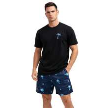 Men T-Shirt Co-Ords - Blue - View 1