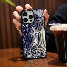Funda para teléfono con diseño de calavera y cruz, compatible con fundas para teléfonos  y Apple. Fabricada en TPU, ofrece protección contra golpes y caídas. ¡El complemento perfecto para un estilo  y práctico en cualquier lugar! - Negro - Ver 6