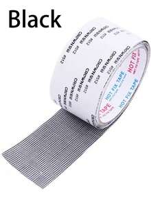 Versatile Screen Repair Tape With Fine Mesh Trimmable Design Sturdy Screen Repair Kit For Diyers Weatherproof Self Adhesive Mesh Patch To Fix Patio Net Scratches Home Window Privacy Film Room Mosquito Net Camping Curtains Decor Essentials - Repair Subsidy - View 14