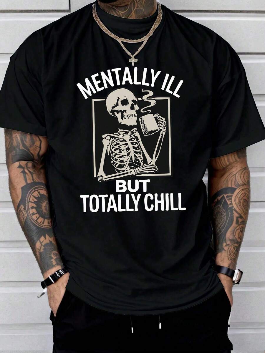 Men T-Shirts - Black - View 1