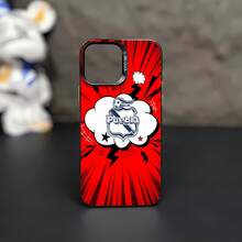 Tema de explosión de cómic rojo de Pueblafunda de teléfono Fundas compatibles con ,Apple,VIVO,OPPO,,, y Honor.Fabricadas en silicona TPU,ofrecen protección contra golpes y caídas. - Negro - Ver 2