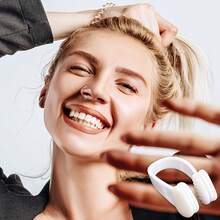 2 PIEZAS/Entrenador de Elevación del Puente Nasal para Dormir - Entrenador Facial del Puente Nasal - Herramienta de Entrenamiento Nasal - Mejorar el Puente Nasal - Elástico; Adecuado para Varias Formas de Nariz - Unisex - Antideslizante - Uso Día y Noche - Relajado; Entrenador Facial para Principiantes - Regalo - Blanco - View 10
