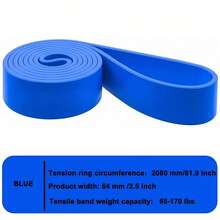 1pc 5-120lbs Resistance Band, Home Fitness Stretching Assistance Pull-Up Band, Boxing Agility Training Equipment, Yoga Pilates Accessory - B - View 7