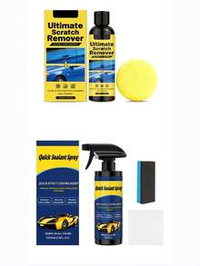 Car Scratch Care Kit, Body Paint Polishing & Restoration, Daily Maintenance, Light Scratch Removal, Multi-Effect Gloss Enhancer, Random New Or Old Version - Liquid - View 10