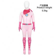 Cosplay From The Brothers Game,  Cosplay, Cute Style Battle Outfit. - Pink (including Scarf) - View 1