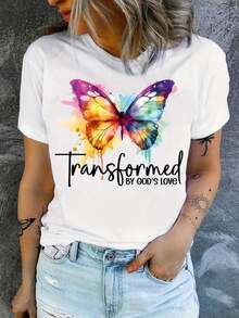 Women T-Shirts - [White] - View 1