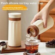 2026 Pinch The Ice Silicone Water Cup - Non-Stick Reusable Cylindrical Ice Mold Set, Beverage Cooling Tool Kit, Portable Beverage Cooling Container | Party & Daily Beverage - View 5