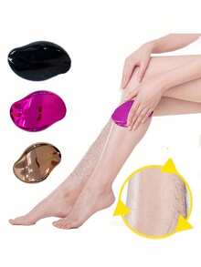 Full Body Painless Crystal Hair Removal Device, Reusable Crystal Leg Hair Removal Tool, Smooth Arms, Legs And Back, Eliminate Shaving Stings And Irritation, Hair Removal Tool, Glass Hair Removal Device - Multicolor - View 5