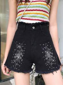 12PCS Jasmine Flower Rhinestone Iron-On Patch Iridescent Lace Applique For DIY Clothing, Jackets, Dresses & Gymnastics Wear - SG-125 - View 7
