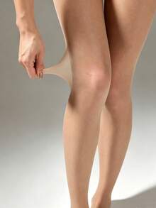 1 Pair Women's Sexy Ultra-Thin Basic Pantyhose - Apricot - View 2